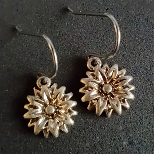 Gold color earrings